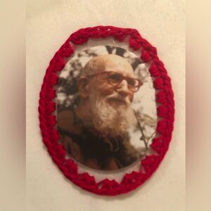 Solanus Casey Relic Badge And Pamphlet, 4 Pages Long